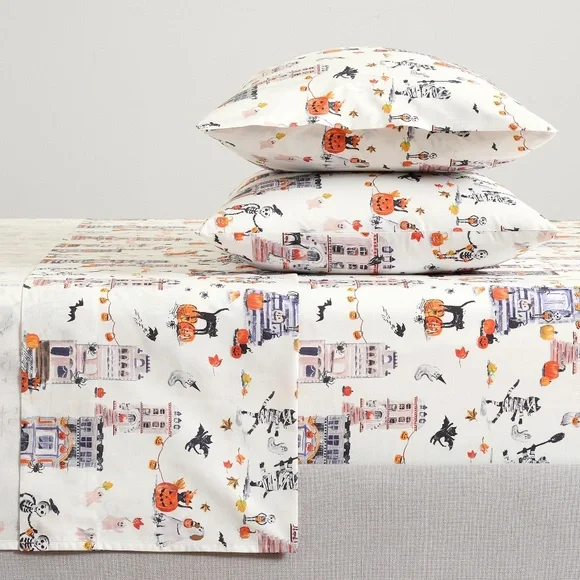 Halloween Doug & Friends Full Sheet Set - PB - Picture 1 of 4